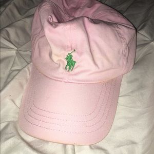 Ralph Lauren Hat-- Pink & Lime Green
