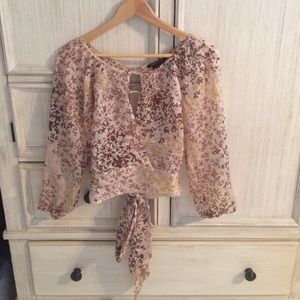 BCBG off he shoulder shirt