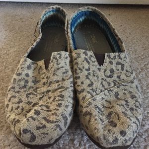 Leopard Print Vegan Toms