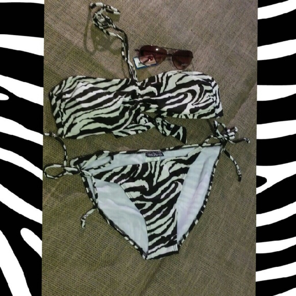 Zebra Stripe Bikini