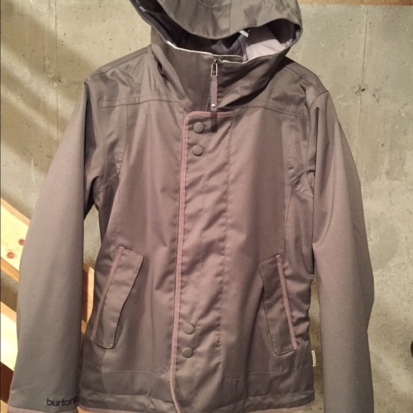 EUC Burton gray snowboard jacket