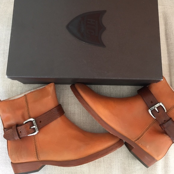 NWT Tan leather Booties