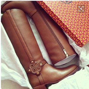 Tory Burch Amanda riding boot-color Almond