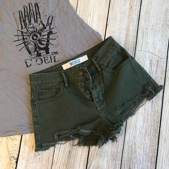 Brandy Melville Pants - Brandy Melville Denim Shorts