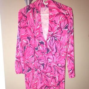 Alexandra Dress in Navy Flirty by Lilly Pulitzer