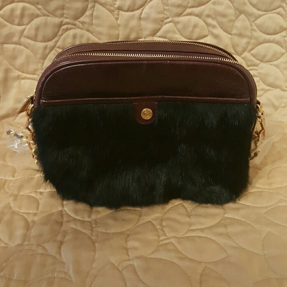 Rebecca Minnkoff Crossbody with Rabbit Fur