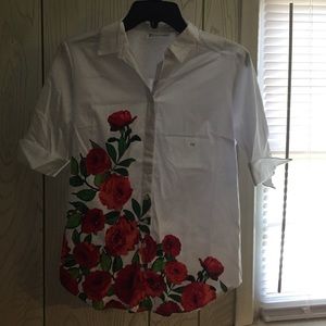 White button down shirt