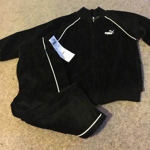Puma black velour