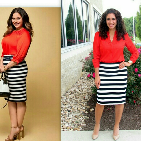 Ann Taylor Dresses & Skirts - SALE Ann Taylor Black and White Pencil Skirt
