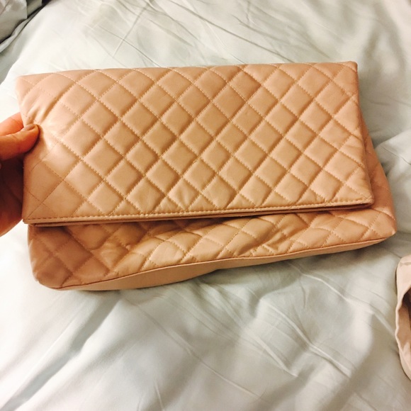 Soft Quilted Clutch Handbag