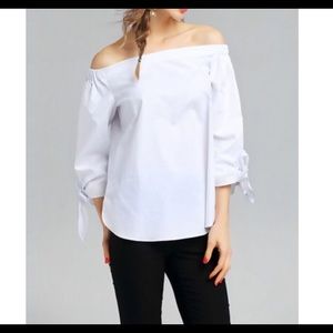 Off the shoulder blouse