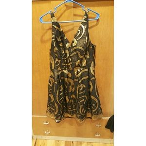 Black and Gold party dress