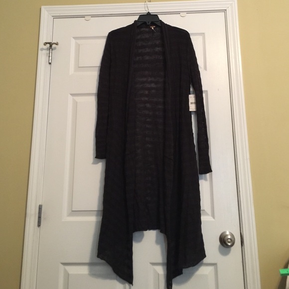 Free People Sweaters - Free People black duster