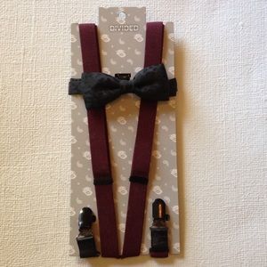 bow tie & suspenders