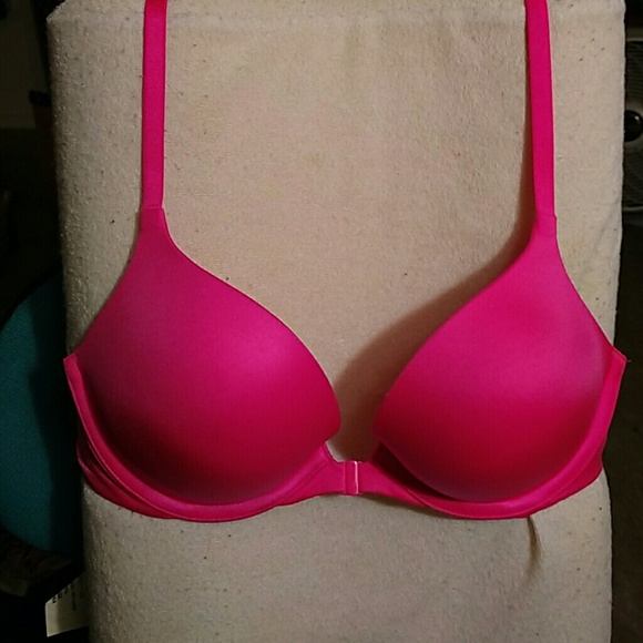 Victoria's Secret Racerback 34D Hot Pink Bra