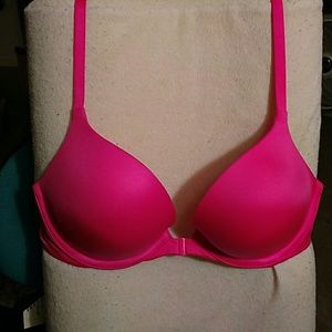 Victoria's Secret Racerback 34D Hot Pink Bra