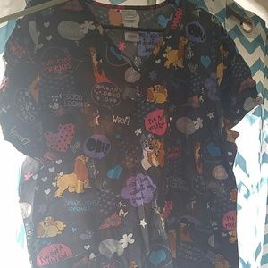 Lady and the Tramp scrub top