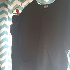 Grey scrub top and bottom