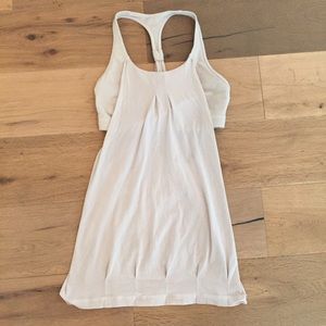 Light grey lululemon cutoff top