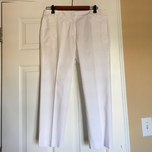 White loft pants