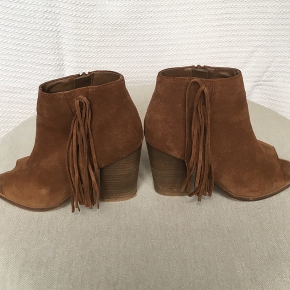 ASOS Peep-Toe Fringe Booties - Picture 2 of 4