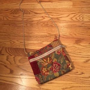 Over the shoulder tapestry bag