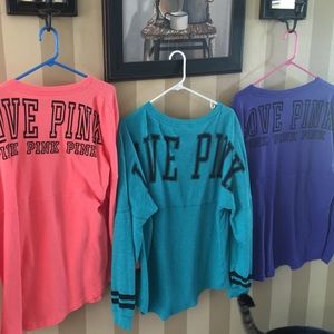 Victoria's Secret PINK 3 sweatshirts L