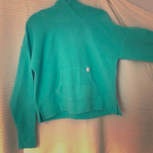 Victoria's Secret Sport Aqua Fleece Hoodie