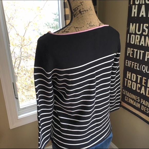 Ralph Lauren striped boat neck sweater - Picture 3 of 4