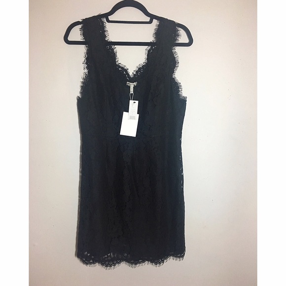 ❌SOLD❌BNWT Joie "Rory" sleeveless lace dress L - Picture 3 of 4