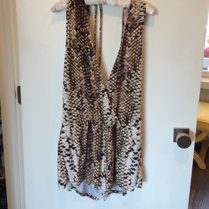 Snakeskin Mara Hoffman Romper 🐍