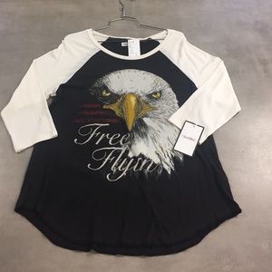 Lauren Moshi Eagle Raglan Tee!