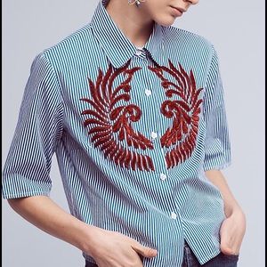 Anthropologie Marne buttondown.