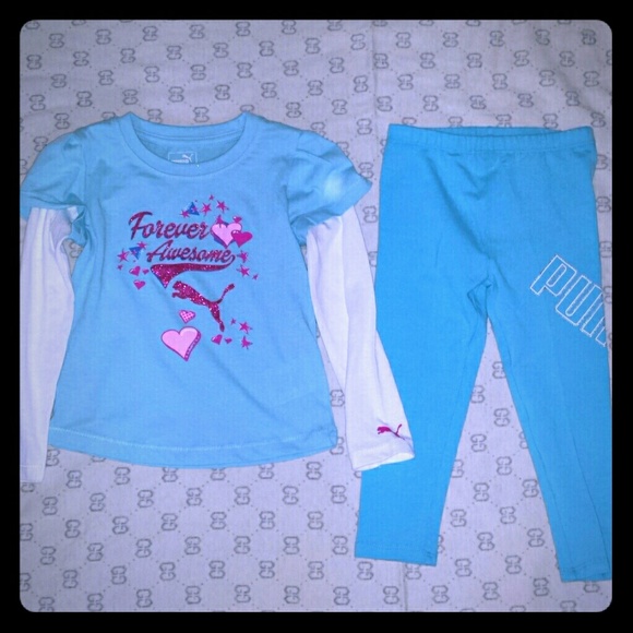 Puma set for little girls