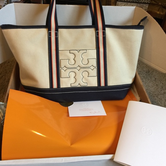 Tory Burch Handbags - Tory Burch Canvas Tote