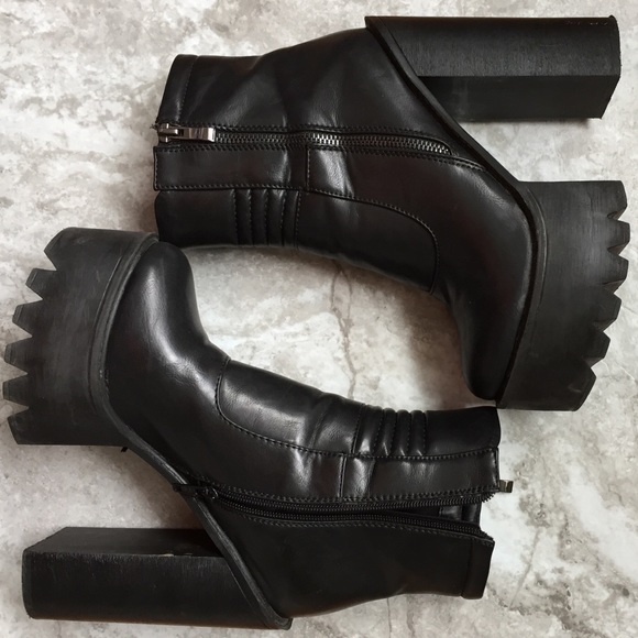 Black ankle boot