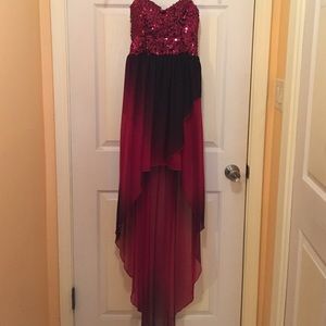 Sequin Hearts prom dress