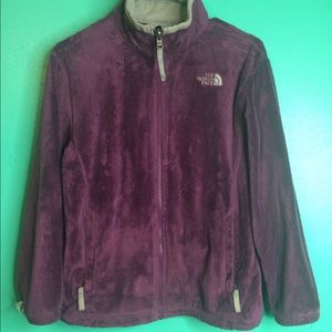 Purple North Face fleece
