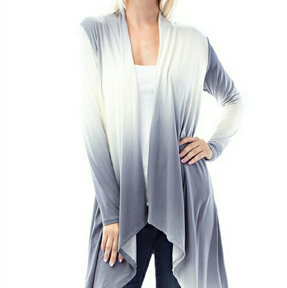 Beautiful grey ombre cardigan - Picture 2 of 7