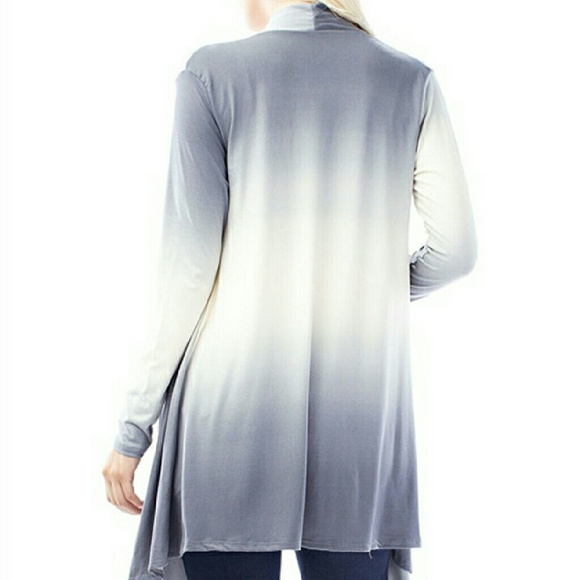 Beautiful grey ombre cardigan - Picture 3 of 7