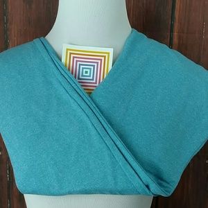 NWT Heathered Sapphire Blue OS Leggings