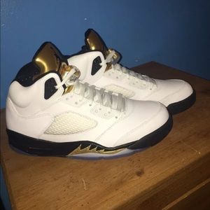Jordan retro 5s gold medal