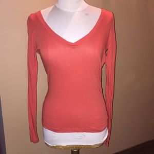 Juicy couture Orange  large v neck t shirt
