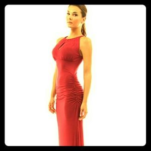 PattyBoutik keyhole raunched dress