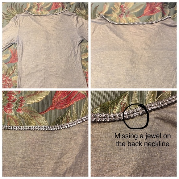 V. Cristina size medium embellished top - Picture 4 of 4