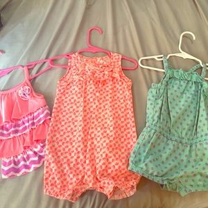 Lot of 12 month summer clothes