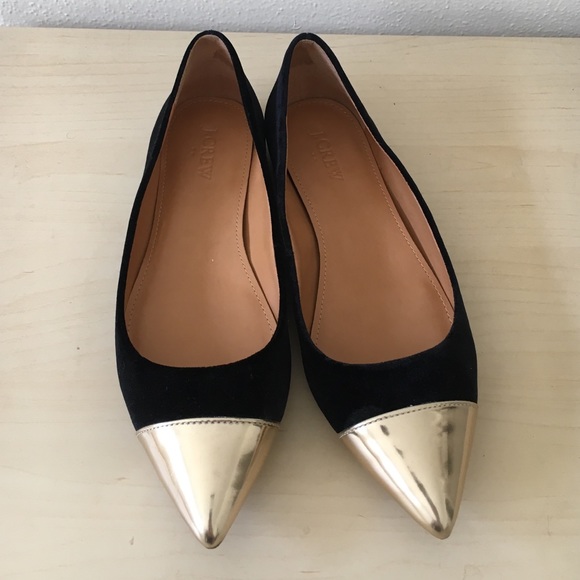 J crew two tone flats