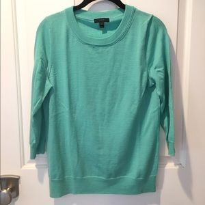 JCrew Merino Tippi Sweater in Lt. Teal