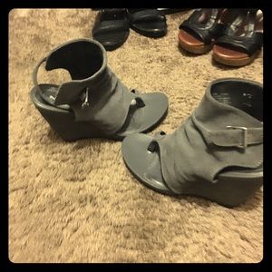 Wedge Bootie heels