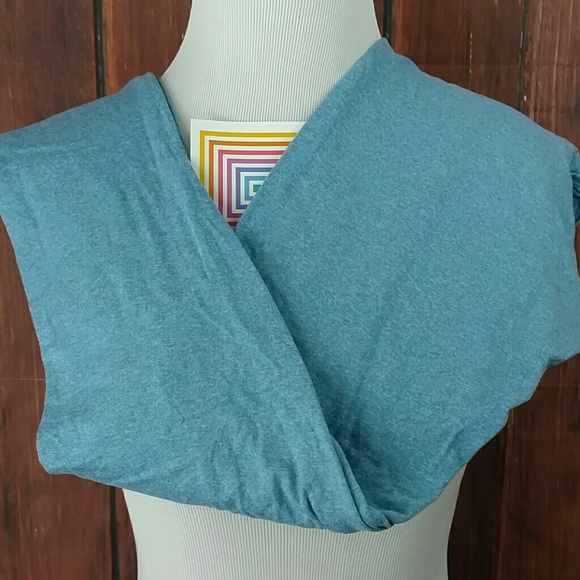 NWT Heathered Medium Blue OS Leggings